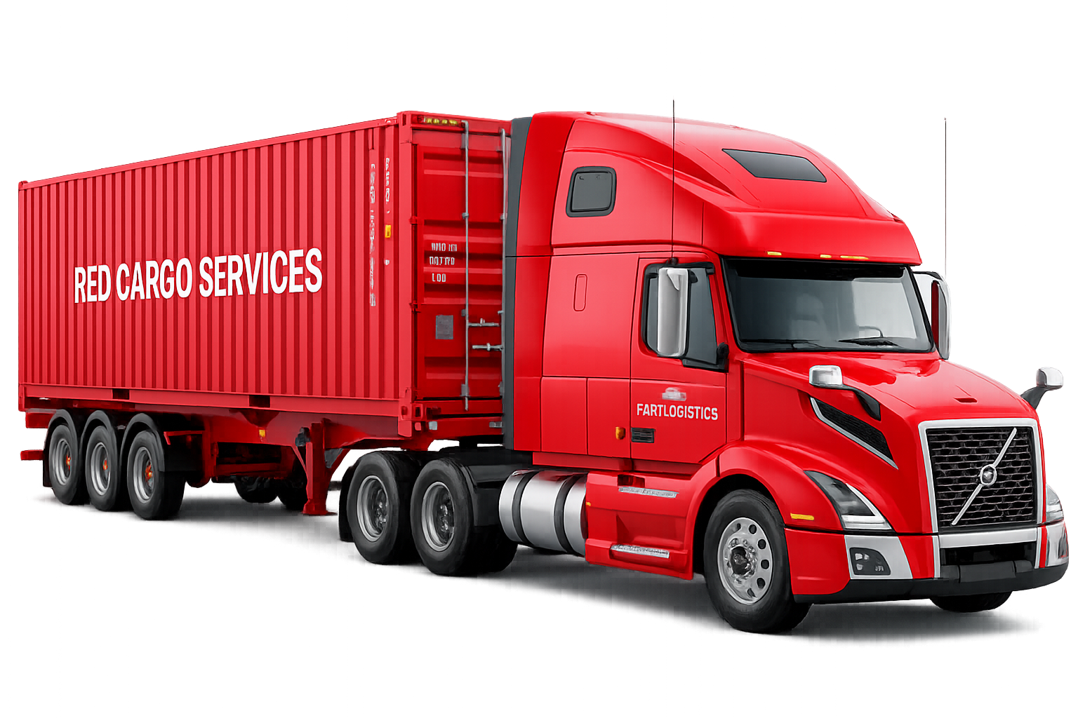 Red Cargo Truck